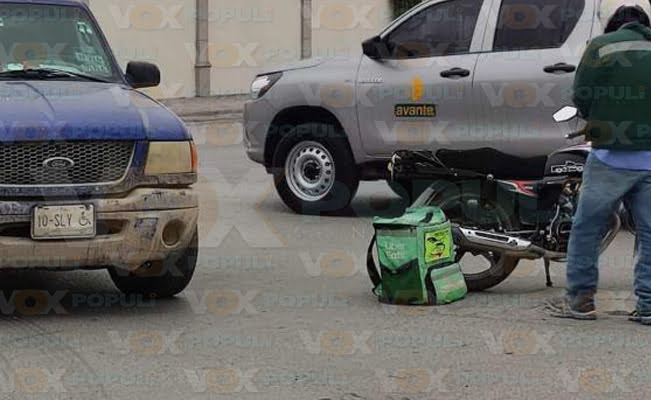 Repartidor es embestido por camioneta en Río Bravo