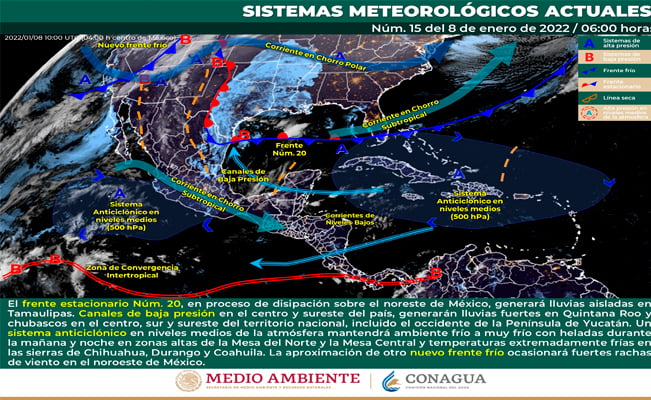¡De todo! Friazos de -10°C y calorones de hasta 40°C para este sábado en México