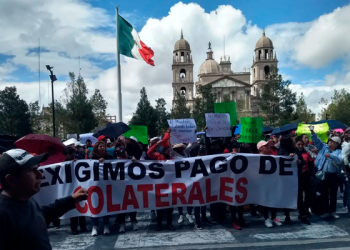 Segundo día de protestas de maestros en el Estado de México