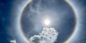 Nuevo Laredo maravillado: Espectacular Halo Solar adorna el cielo fronterizo