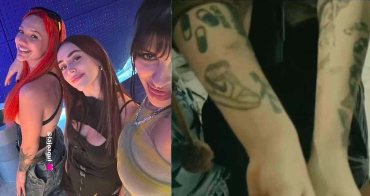 Nicki Nicole, Cazzu y La Joaqui sellan su amistad con tatuajes