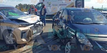 Accidente en Altamira deja tres pasajeros heridos por imprudencia vial