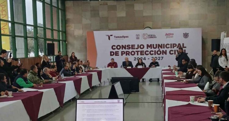 Activa Nuevo Laredo el Consejo Municipal de Protección Civil 2024-2027 por frío extremo