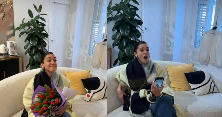Ale Capetillo es sorprendida por su prometido en la prueba de vestido de su boda