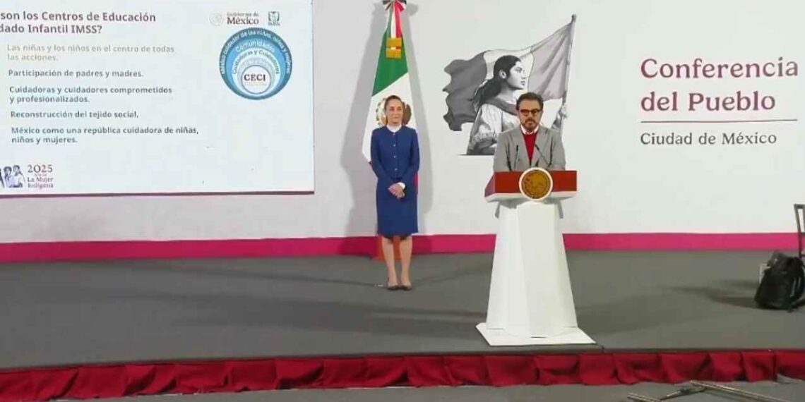 Anuncian la creación de los Centros de Educación y Cuidado Infantil del IMSS para beneficiar a madres trabajadoras