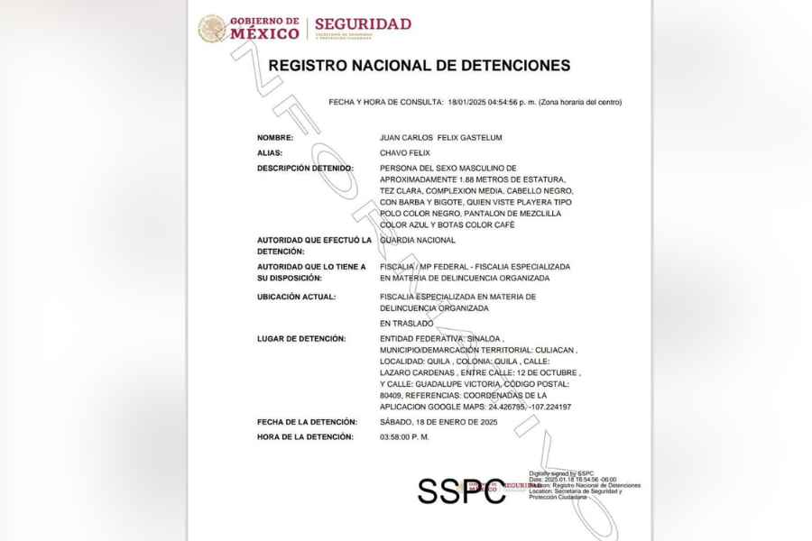 Aprehenden ‘El Chavo’ Culiacán (1)