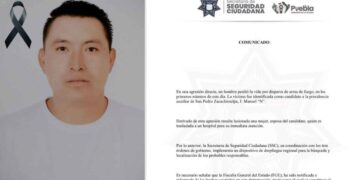 Asesinan a Juan Manuel Zenteno, candidato a presidencia auxiliar en Puebla