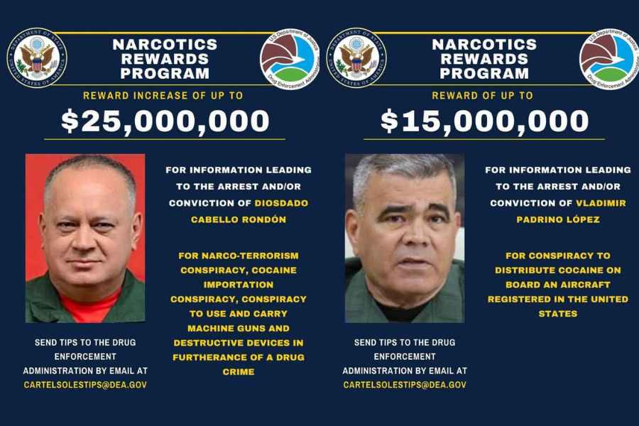 Aumenta recompensa Estados Unidos por captura de Nicolás Maduro ¡25 millones de dólares!