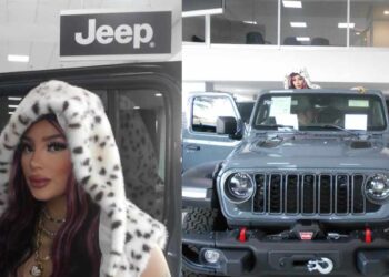 Bellakath presume en redes sociales su nueva camioneta