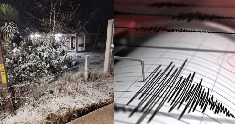 CDMX registra microsismo y en Hidalgo cae nieve 17 años después