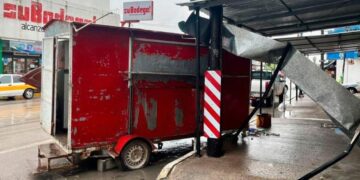 Camioneta estrella puesto San Fernando