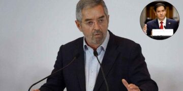 Canciller Juan Ramón de la Fuente dialoga con el Secretario de Estado de EU, Marco Rubio, sobre migración y seguridad