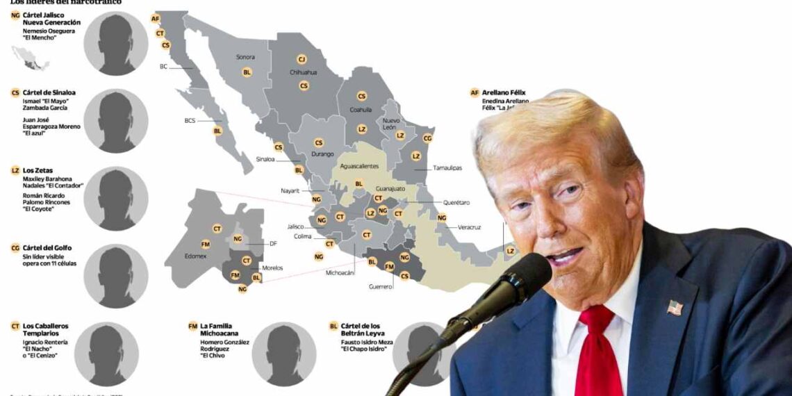 Cárteles mexicanos serán considerados como organizaciones terroristas: Donald Trump 