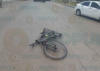 Ciclista herido tras ser embestido por un automóvil en Tampico