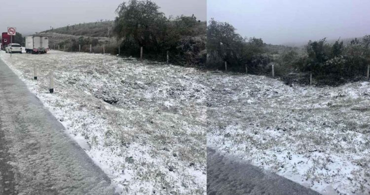 Cierra la carretera a Laredo a la altura del km 47 por presencia de aguanieve
