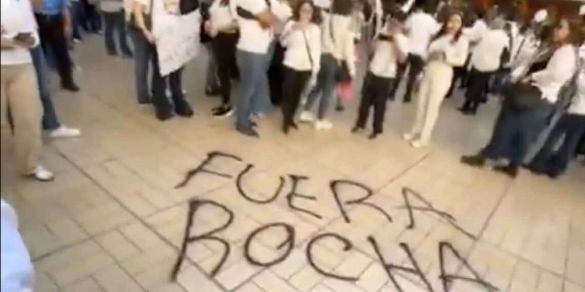 protesta palacio de gobierno Culiacán