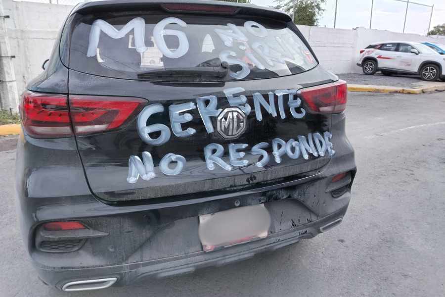Cliente denuncia que le vendieron camioneta defectuosa en agencia MG Reynosa y no le dan solución 