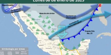 Clima 6 de enero 2025 ¿Qué estados tendrán bajas temperaturas