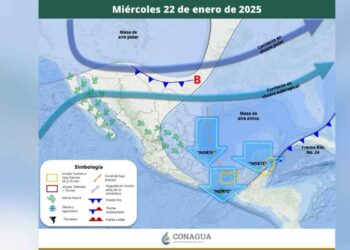 Clima en México, 22 de enero Estos serán los estados con frío