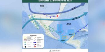 Clima en México, 22 de enero Estos serán los estados con frío