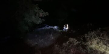 Conductor de un vehículo cayó a canal en Matamoros, Tamaulipas