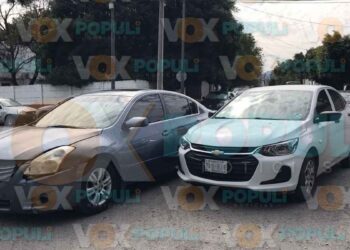 Conductor despistado provoca choque en la colonia Morelos de Ciudad Victoria