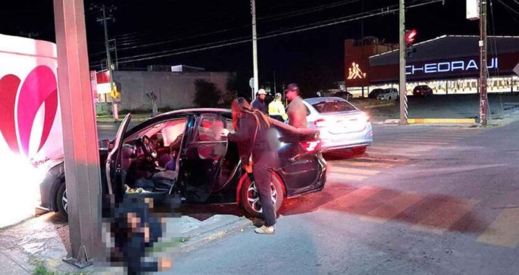 Conductor ebrio accidente Nuevo Laredo