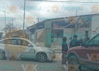 Conductor invade carril y causa choque frontal en la Interejidal de Ciudad Victoria