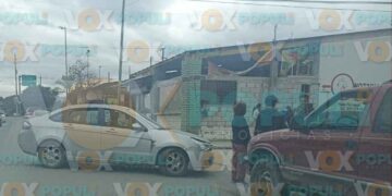 Conductor invade carril y causa choque frontal en la Interejidal de Ciudad Victoria