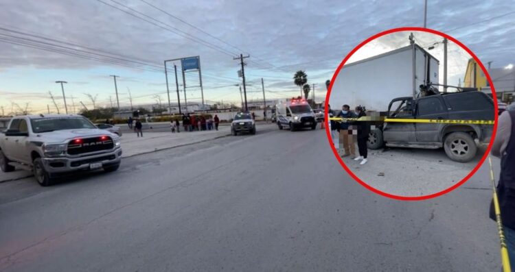 Conductor murió al quedar prensado en camioneta en Matamoros
