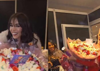 Danna Paola recibe flores de ‘El Patrón’ y su reacción se vuelve viral