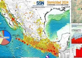 En 2024 actividad sísmica en México