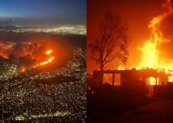 Declaran estado de emergencia en Los Ángeles, California por incendios; evacúan a más 30 mil personas