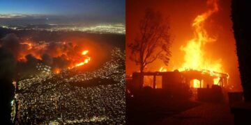 Declaran estado de emergencia en Los Ángeles, California por incendios; evacúan a más 30 mil personas