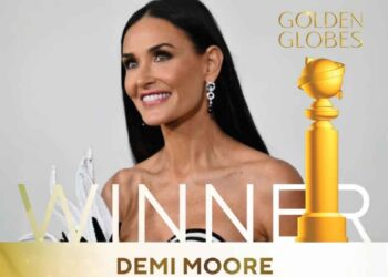 Demi Moore gana Mejor Actriz en Comedia en los Globos de Oro 2025