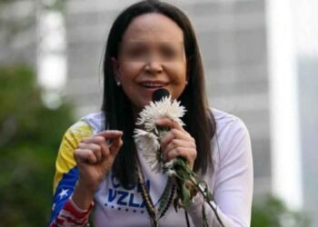 Denuncian detención de la líder opositora venezolana, María Corina Machado, en Caracas, Venezuela, tras manifestación