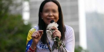 Denuncian detención de la líder opositora venezolana, María Corina Machado, en Caracas, Venezuela, tras manifestación