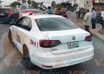 Descuido al volante provoca choque múltiple en la avenida José Sulaimán de Ciudad Victoria