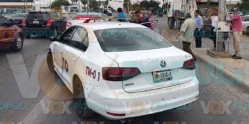 Descuido al volante provoca choque múltiple en la avenida José Sulaimán de Ciudad Victoria