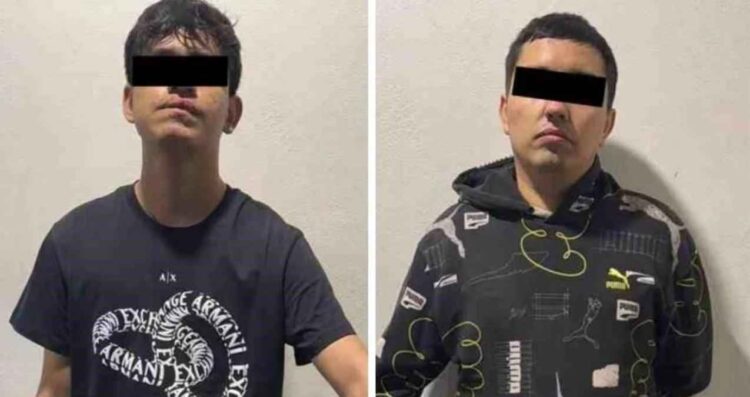 Detienen a dos hombres por robo a negocio en Guadalupe, Nuevo León