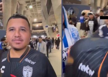 Detienen al regio que agredió por la espalda al fan del Pachuca en el BBVA