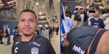 Detienen al regio que agredió por la espalda al fan del Pachuca en el BBVA