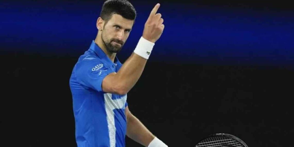 Djokovic supera a Nishesh Basavareddy en la primera ronda del Abierto de Australia