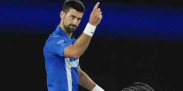 Djokovic supera a Nishesh Basavareddy en la primera ronda del Abierto de Australia
