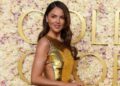 Elegancia total Eiza González impacta en los Globos de Oro 2025