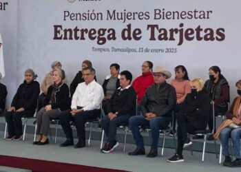 Entregan mil 500 tarjetas del programa Pensión Mujeres Bienestar en Tampico