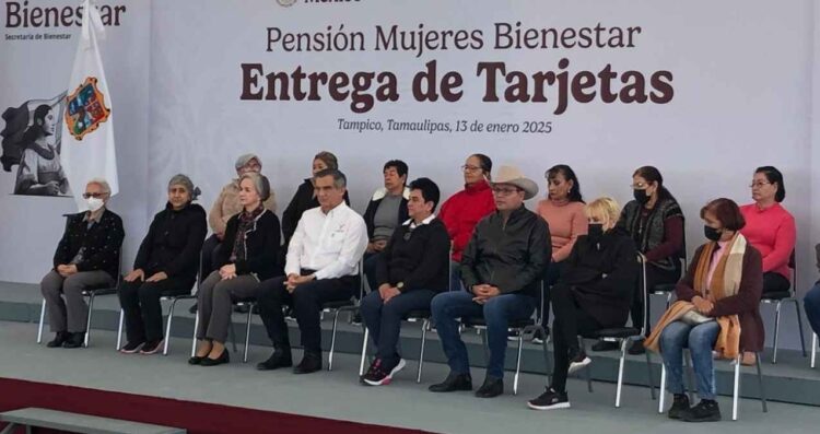 Entregan mil 500 tarjetas del programa Pensión Mujeres Bienestar en Tampico