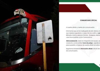 Equipo Coyotes de Tlaxcala lanza comunicado tras accidente en la carretera Victoria - Zaragoza