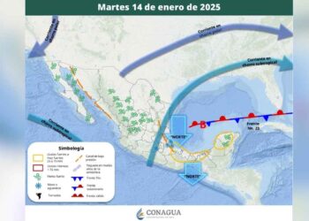 Estados de México que serán los más afectados por Frente Frío 23