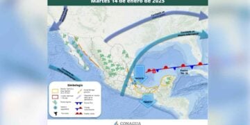 Estados de México que serán los más afectados por Frente Frío 23